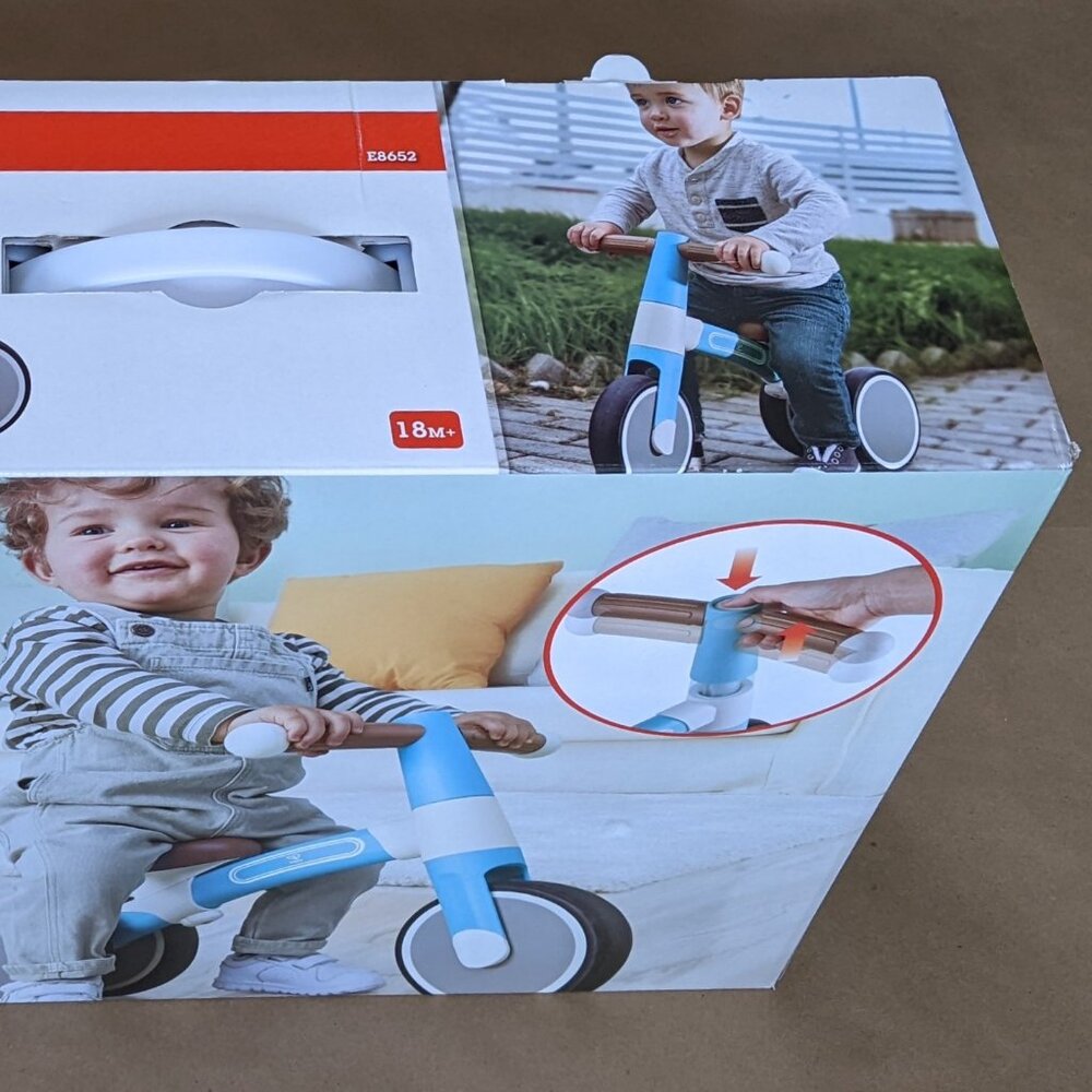 Hape First Ride Balance Bike for Toddlers 18mo+ (Won't Scratch your Floors) - Picture 2 of 6